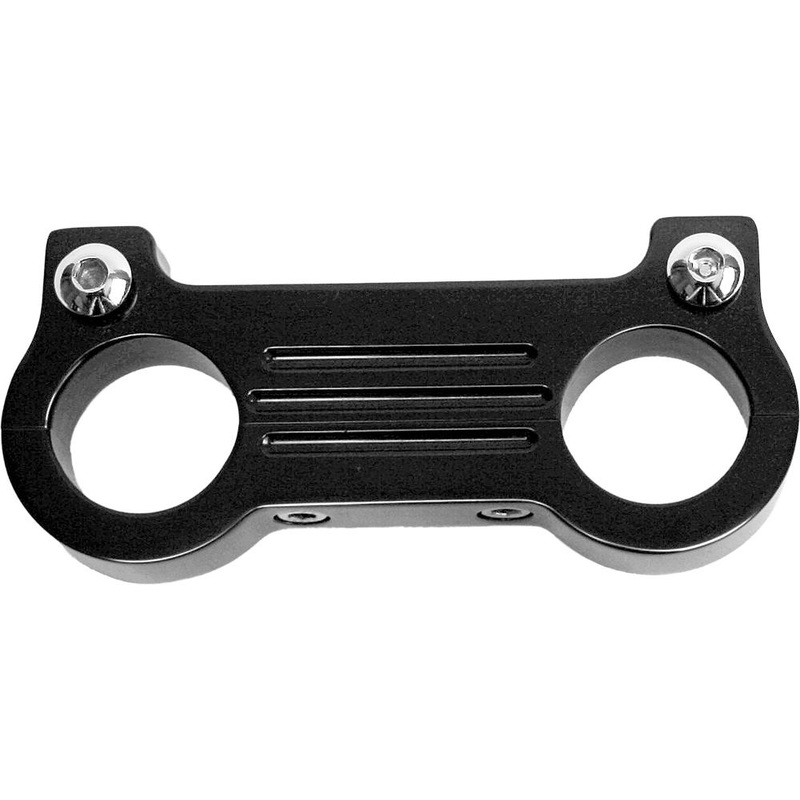 Accutronix Guage Mount Adapter for 1 1/4in. T-Bar Handlebars – Black GM101-B