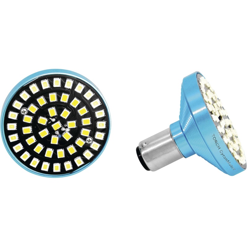 Cyron Lighting Torch 2in. Turn Signal Inserts – 1157 Bulb Type – Amber ACT1157AAW