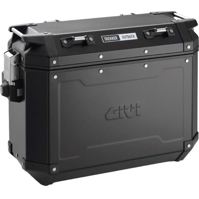 GIVI Outback Series 37L Aluminum Side Case – Right – Black OBKN37BRA