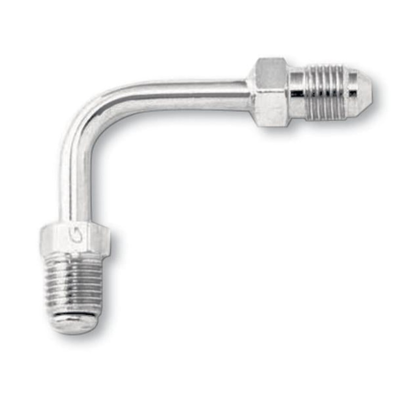 Goodridge Universal Short 90deg. Tube Adapter – Chrome P690-03CH
