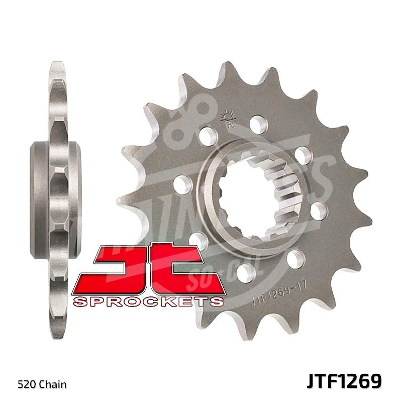 JT Sprockets 520 Front Sprocket Steel Natural JTF1269 14