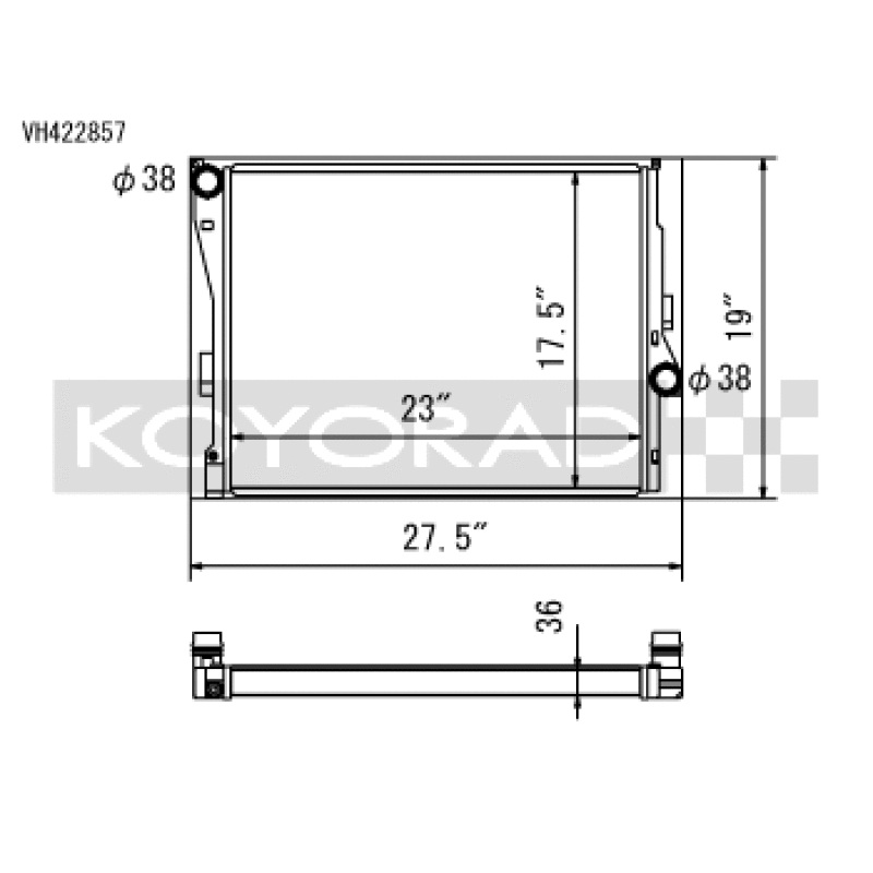Koyo 99-05 BMW E46 (Non M3) M/T ONLY Radiator