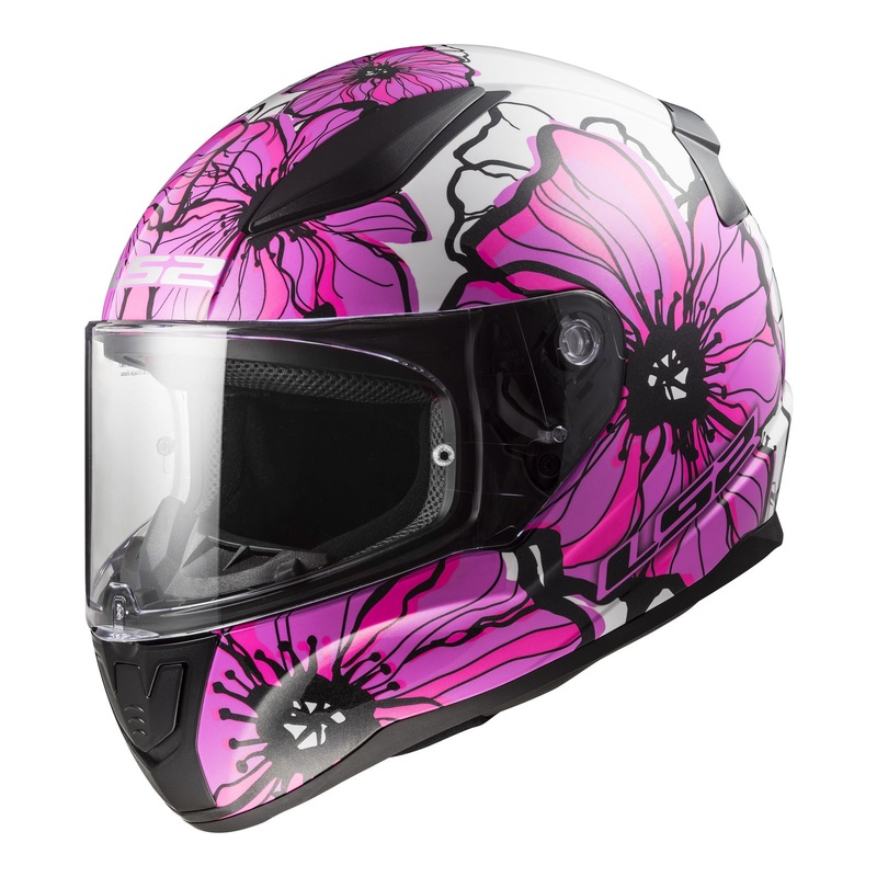 LS2 FF353 RAPID II HELMET – POPPIES PINK XS