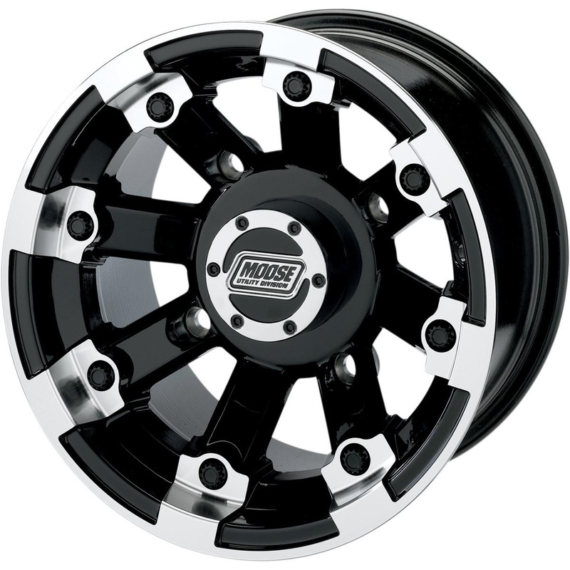 Moose Utility Machined 393X Wheel – 12×7 – 4+3 Offset – 4/136 393MO127136BW4