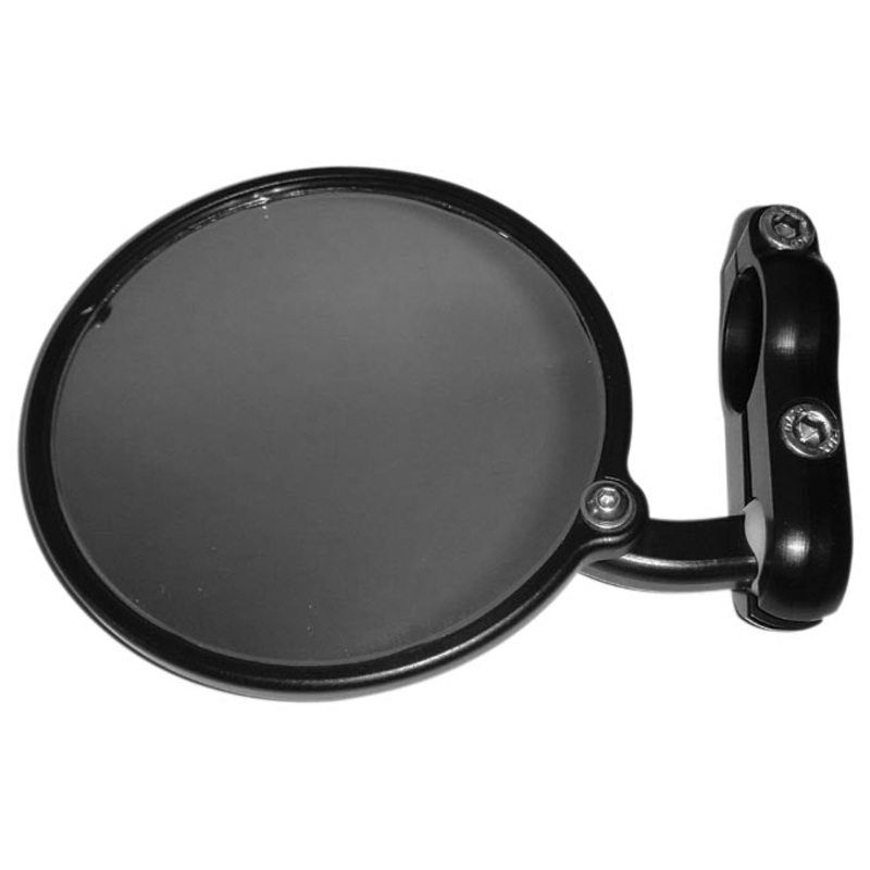 CRG Hindsight Left Side Bar End Mirror – Black HS-100-L