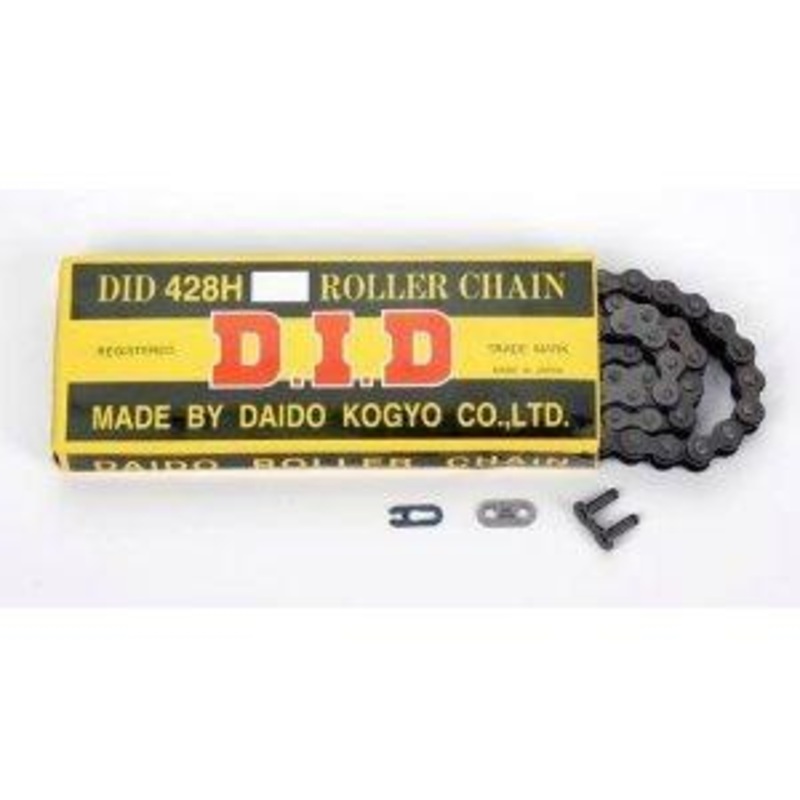 D.I.D 428H Heavy Duty Series Non O-Ring Chain – 100 Links 428H-100