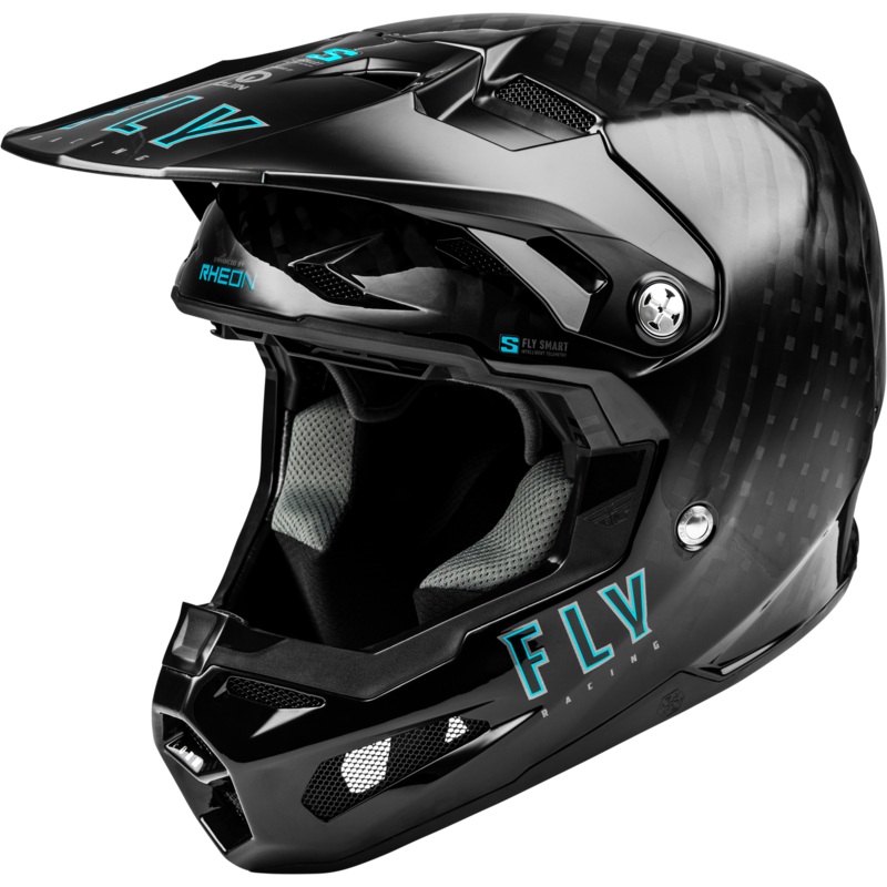 Fly Racing 73-4415L Formula S Carbon Helmet Black Lg-S1a