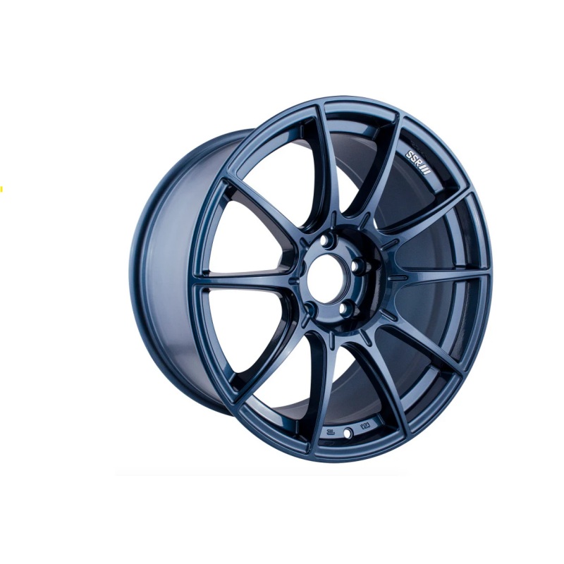 SSR GTX01 19×9.5 5×120 38mm Offset Blue Gunmetal Wheel (S/O, No Cancellations)