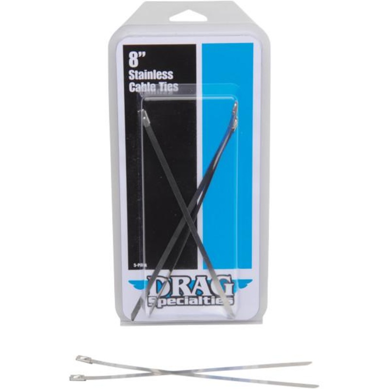 Drag Specialties Stainless Steel Cable Ties – 8in. 304-0508D
