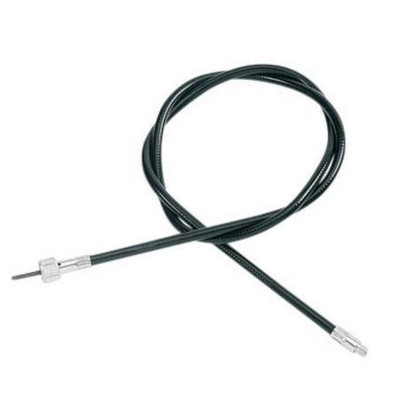 Drag Specialties Transmission-Drive 49in. Speedometer Cable for Mini Speedo and 12mm Speedo Heads – Black Vinyl 4391000B
