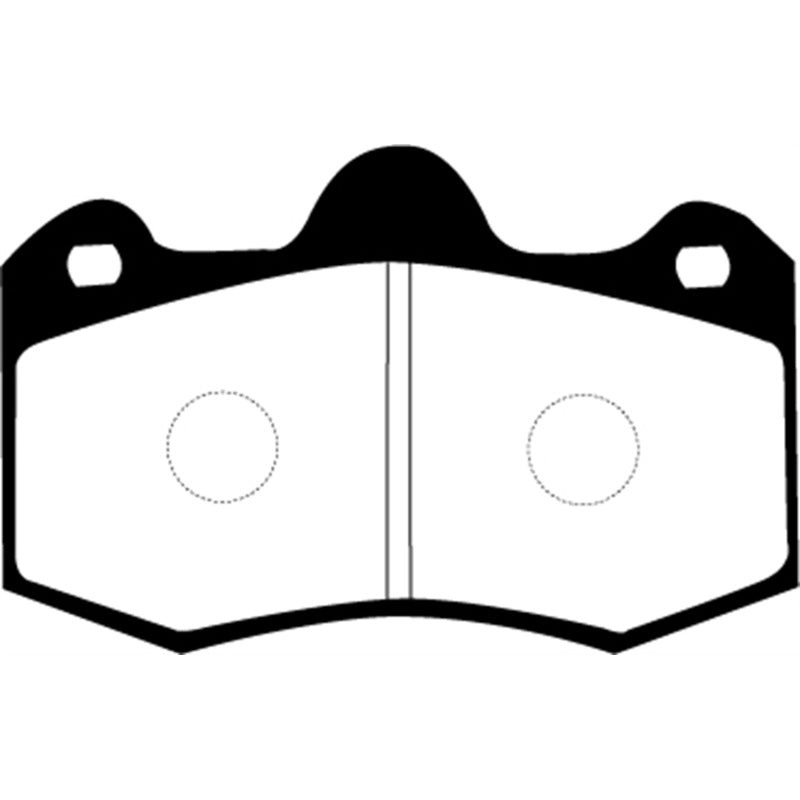 EBC 11+ Mclaren MP4-12C 3.8 Twin Turbo Yellowstuff Rear Brake Pads