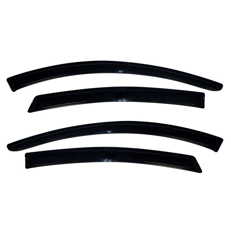 AVS 09-13 Mazda 6 Ventvisor Outside Mount Window Deflectors 4pc – Smoke