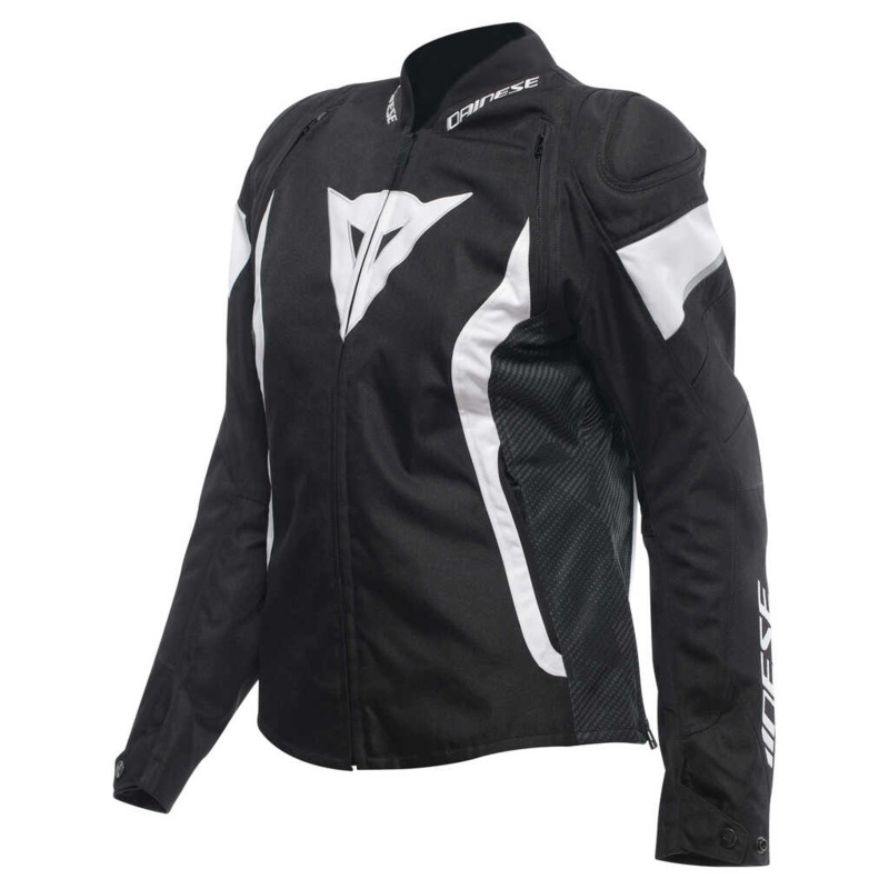 DAINESE AVRO 5 WOMENS TEXTILE JACEKT – BLACK/WHITE/BLACK 40