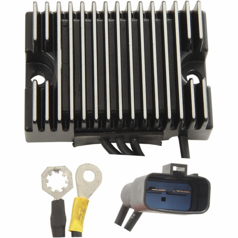 Drag Specialties Solid-State Regulator – Black 2112-1050