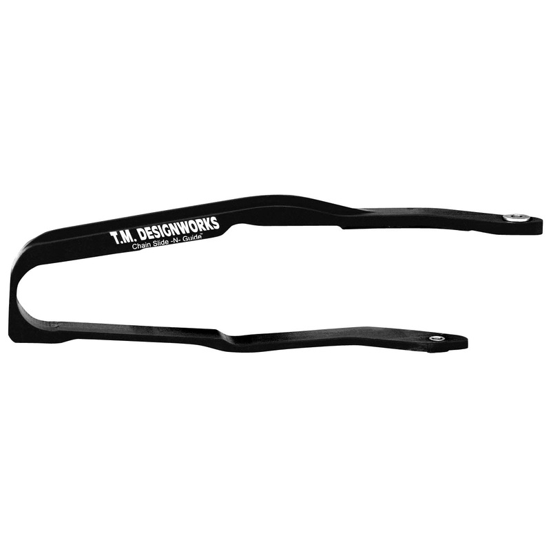 T.M. Designworks Dirt Cross Super Front Chain Slider – Black DCS-Y40-BK