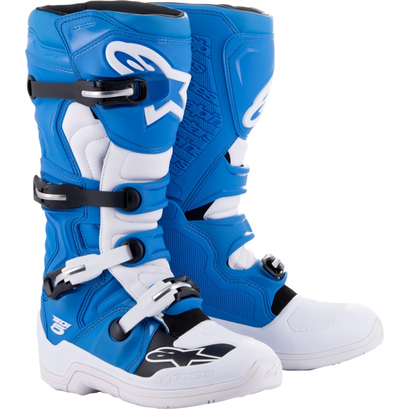 alpine star 482-32313 Tech 5 Boots Blue/White Sz 13