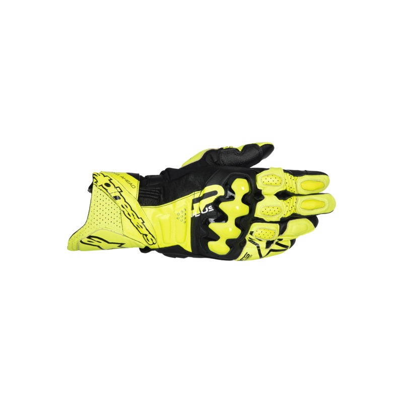 ALPINESTARS GP PLUS R V3 LEATHER GLOVES – YELLOW BLACK 56