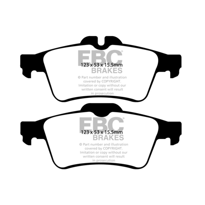 EBC 08-10 Chevrolet Cobalt 2.0 Turbo (SS) Yellowstuff Rear Brake Pads