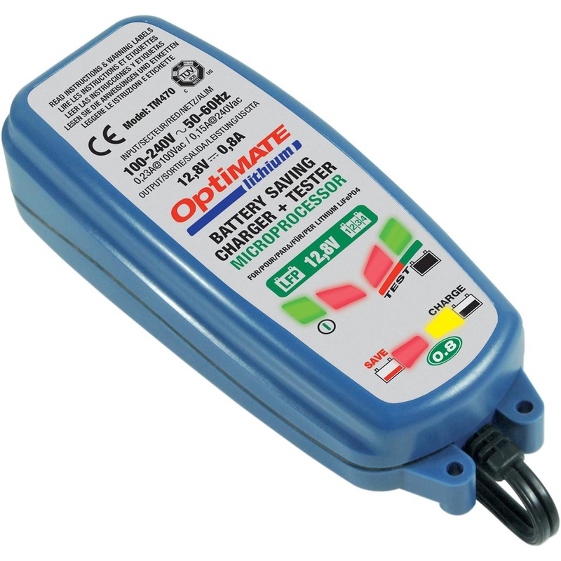 Tecmate Optimate Lithium 0.8A Battery Charger TM-471