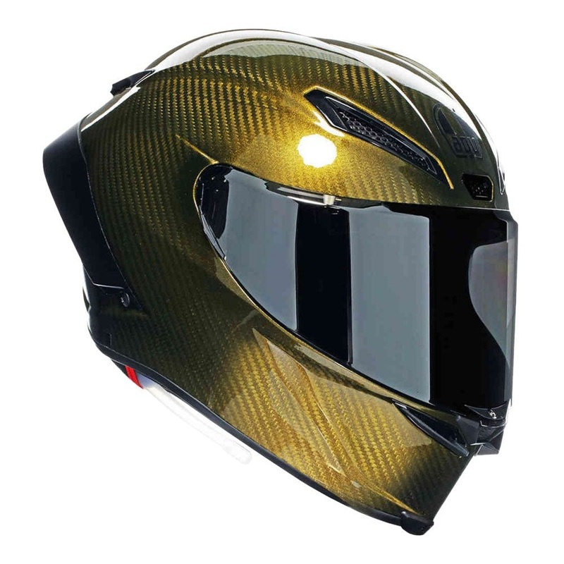AGV PISTA GP RR HELMET – GOLD IRIDIUM LIMITED EDITION S