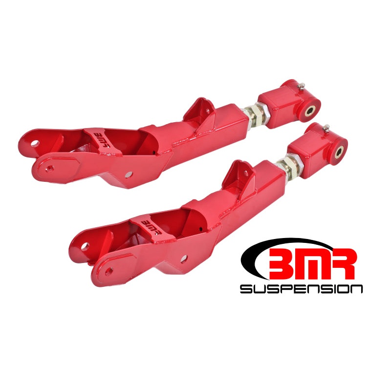 BMR 10-15 5th Gen Camaro Lower Control Arms Rear On-Car Adj. (Polyurethane) – Red