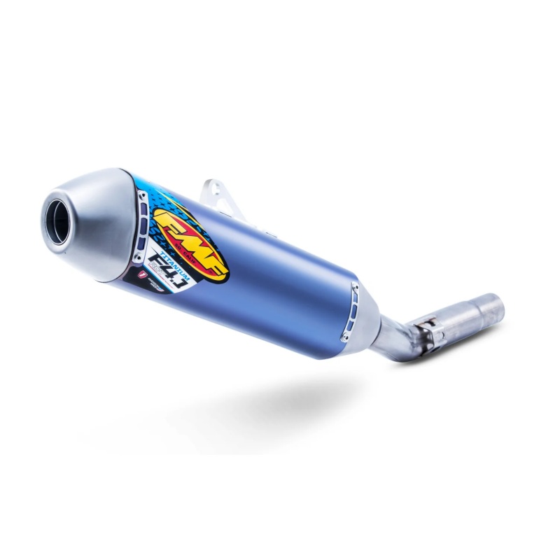 FMF Racing Anodized Titanium Factory 4.1 Muffler w/SS Header