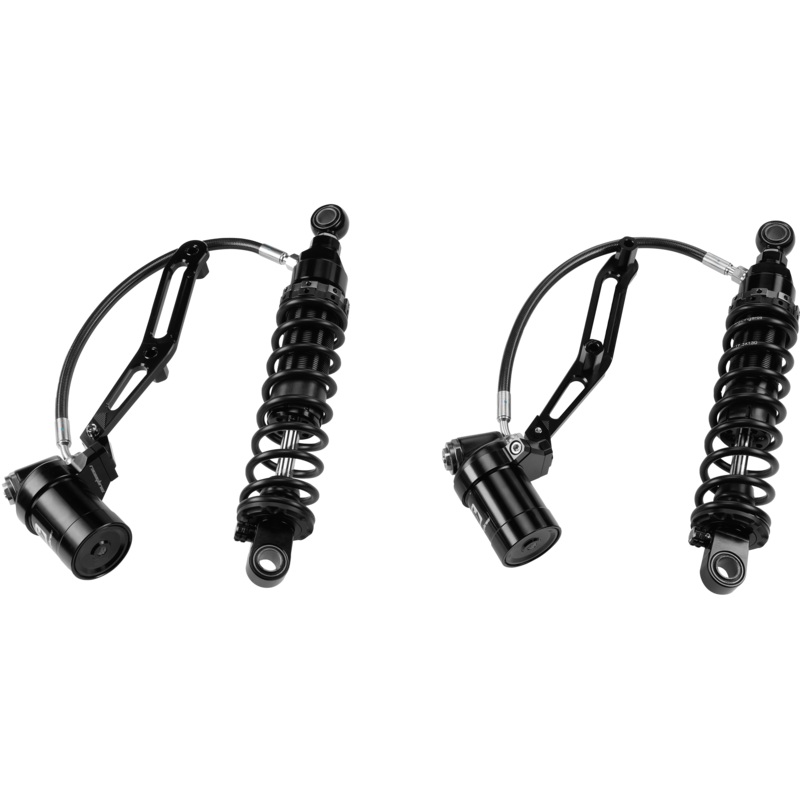 HardDrive 890-01175 Touring Remote Res Shocks 13″Std Weight Billet Bracket