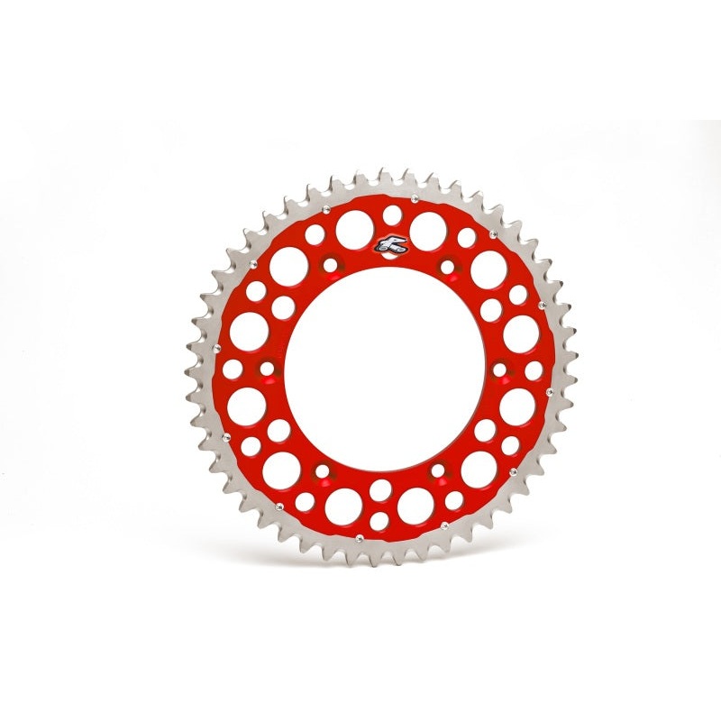 Renthal 92-24 Honda CR125R/250R/500R/ CRF250R/X/450R/RWE/RX Rear Twinring – Red 520-49P Teeth