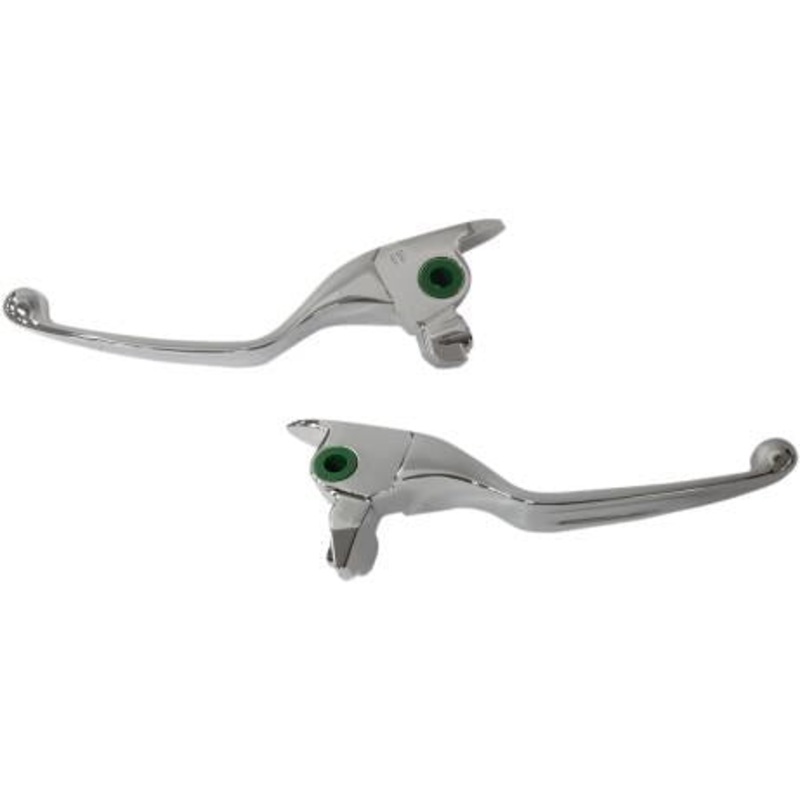 Drag Specialties Wide Blade Lever Set – Chrome 0610-1953