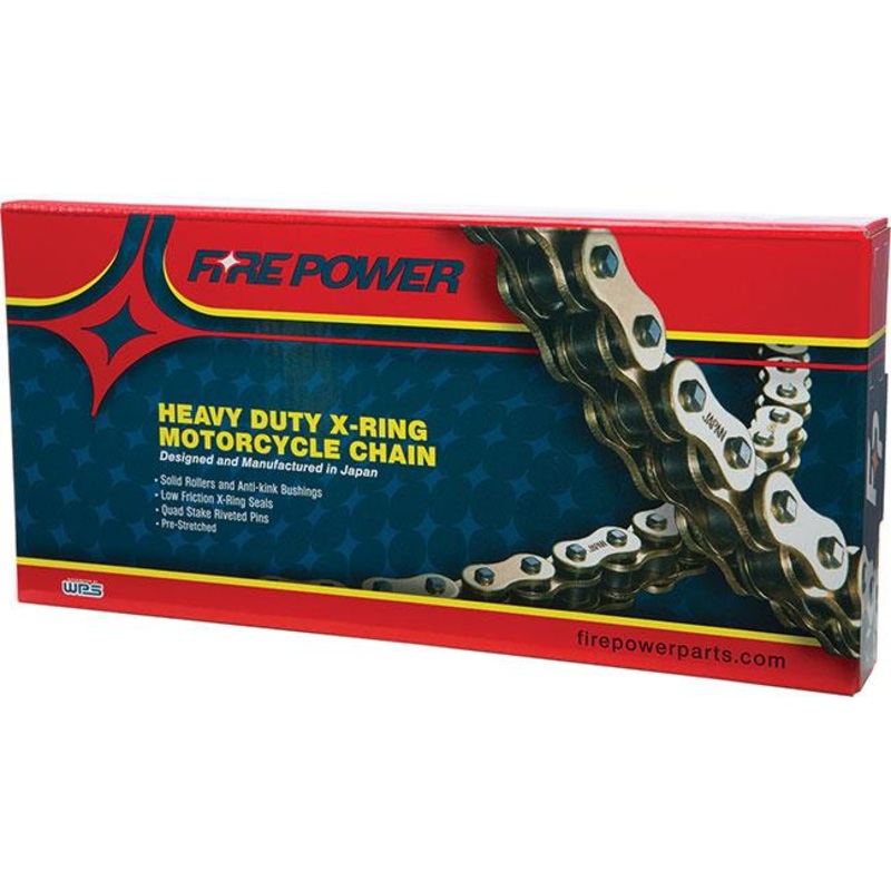 Fire Power 525 X-Ring Heavy Duty Chain – 150 Link – Natural 525FPX-150