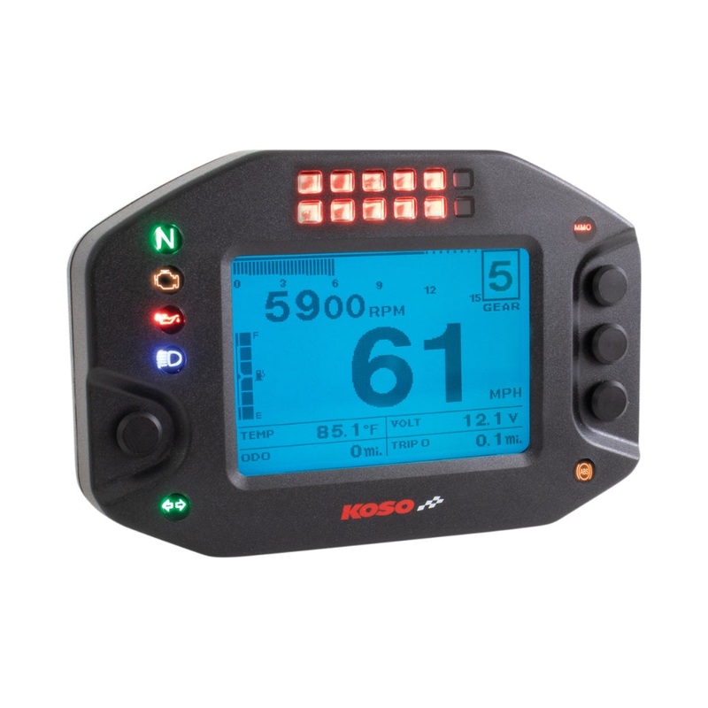 Koso North America RS-2 Multi-Function Meter/ Data Recorder BA073000
