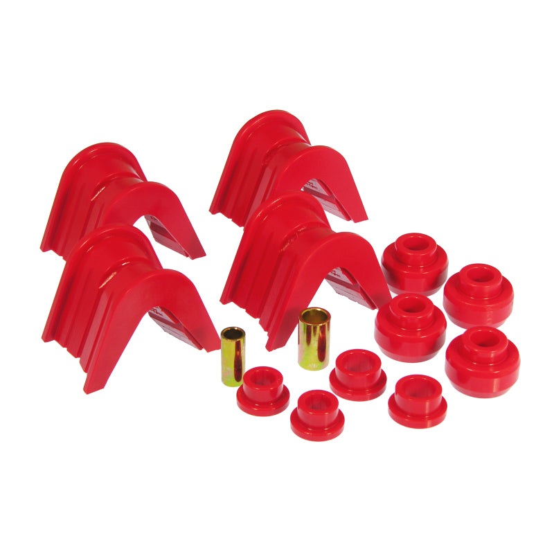 Prothane 66-79 Ford Trucks 14-Piece Bushing Set – 7deg Offset – Red