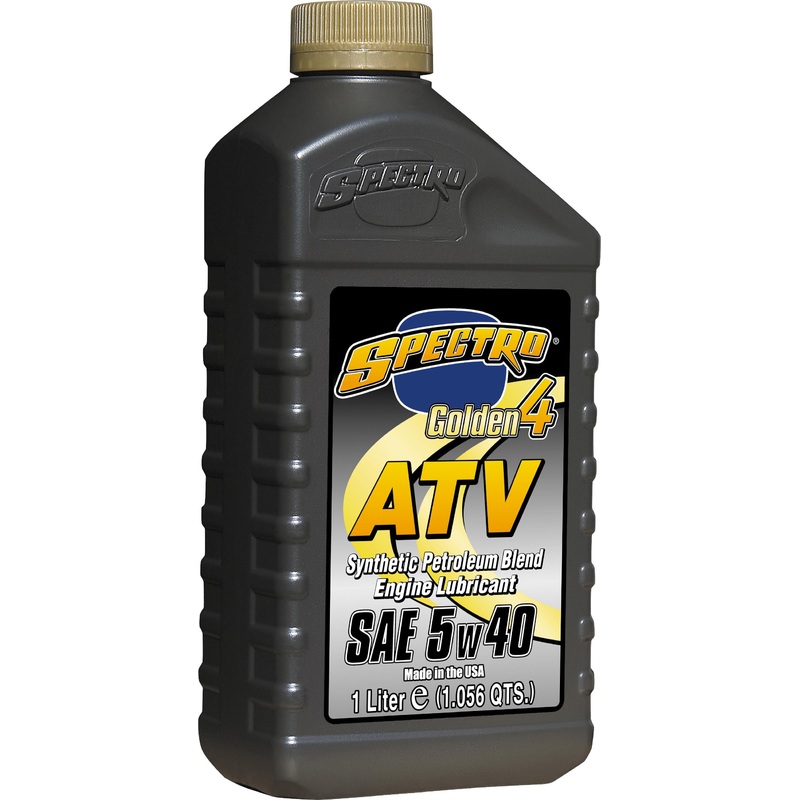 Spectro Golden ATV/UTV/SNO Semi-Syn 4T – 5W40 – 1lt. – 12/Case L.SG4ATV54