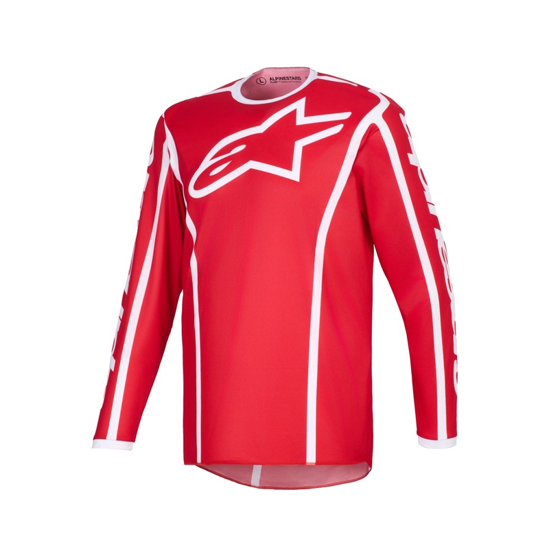 ALPINESTARS 2026 FLUID APEX JERSEY – RED WHITE S