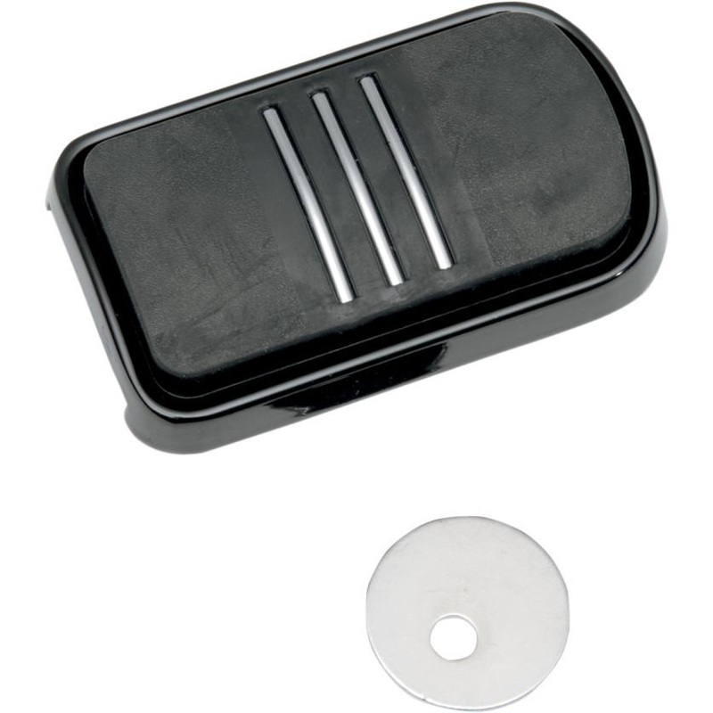 Drag Specialties Streamline Brake Pedal Pad – Black B35-0221B