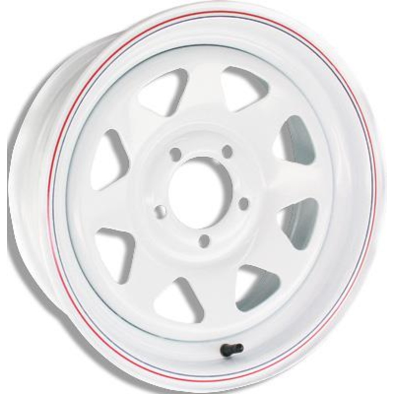 AWC 8 Spoke Steel Trailer Wheel – 12×4 – 5/4.5 8024012