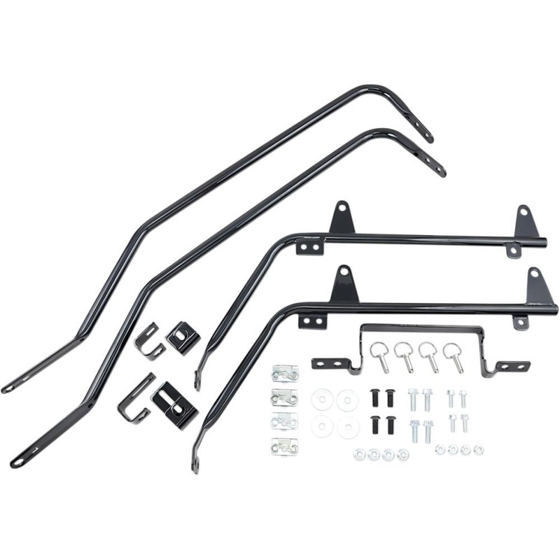 Cycle Visions Bagger-Tail for Softail – Black Bag Mounts CV-7218