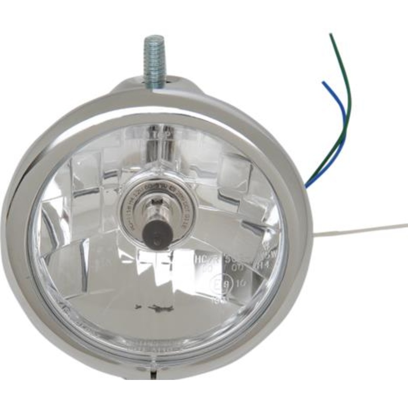 Drag Specialties 5 3/4in. Headlight Assembly – Chrome L21-6114SC