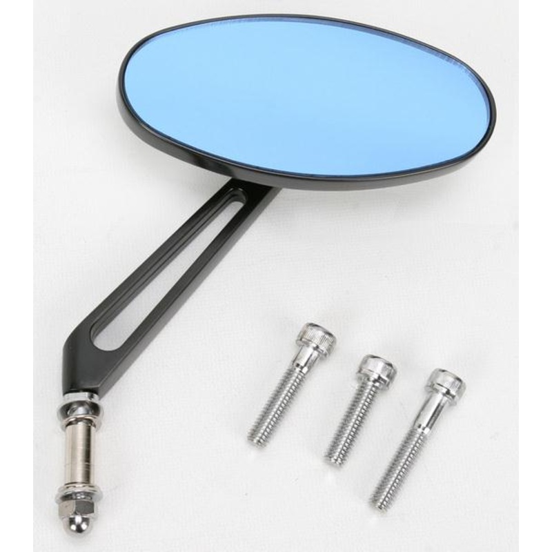 Drag Specialties Blue Sapphire Stealth I Black Mirror (ea.) 06400287SC-3N