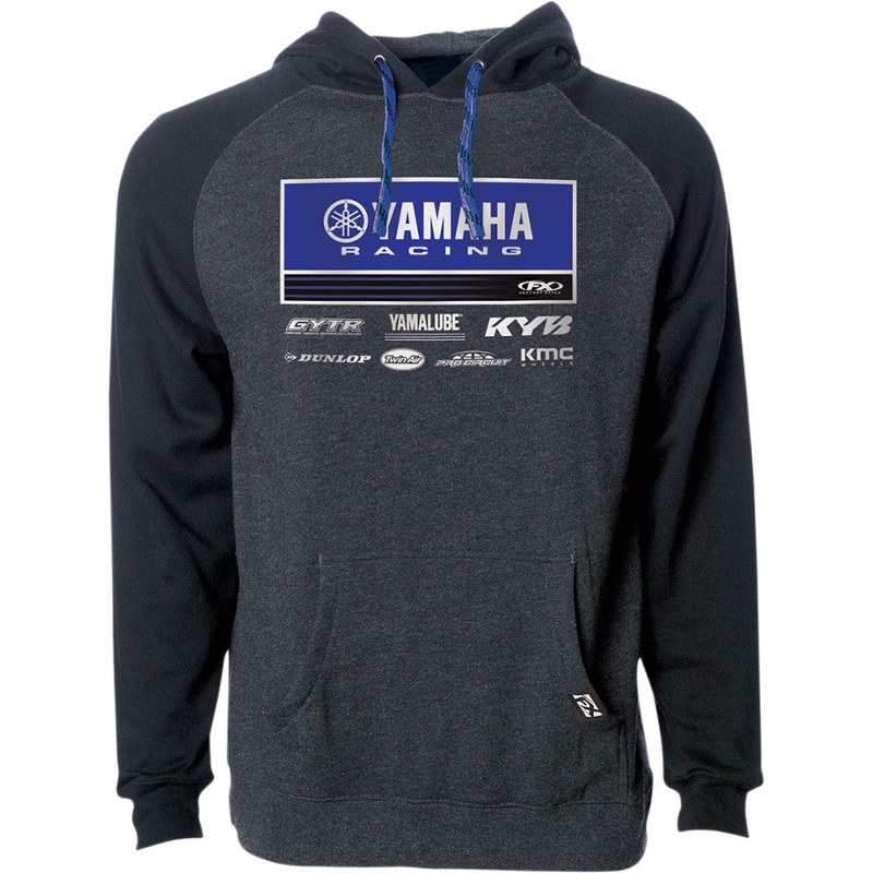 Factory Effex Yamaha Racewear Hoodie Medium Charcoal/Black