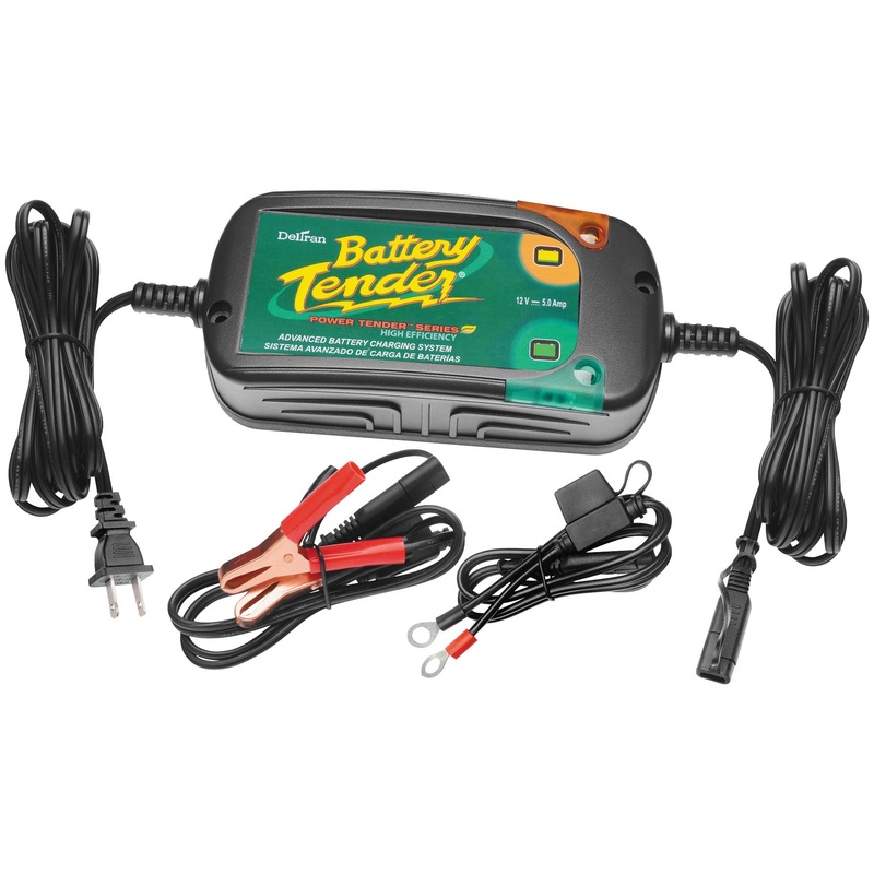 Battery Tender High Efficiency Power Tender Plus Charger – 5 amp 022-0186G-DL-WH