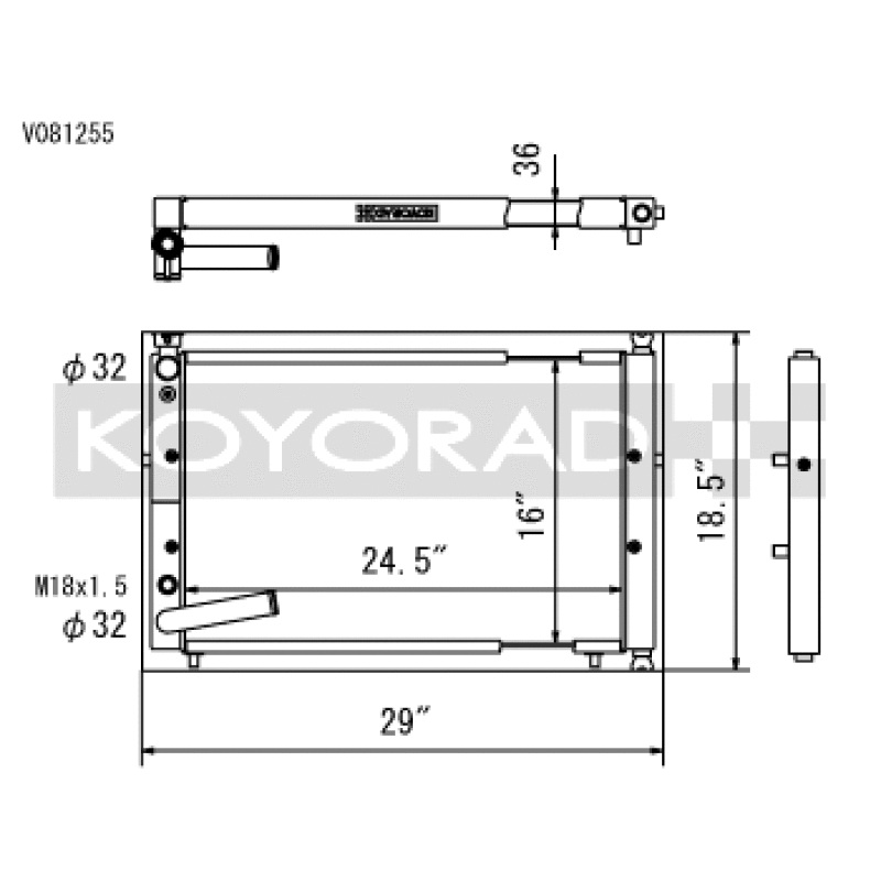 Koyo 94-01 Acura Integra w/ K-Series Swaps (2.0/2.4L) Radiator