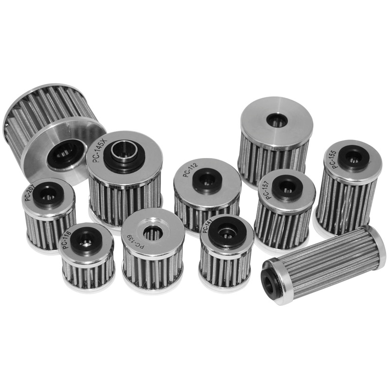 PC Racing FLO Drop In Stainless Steel Oil Filter PC139