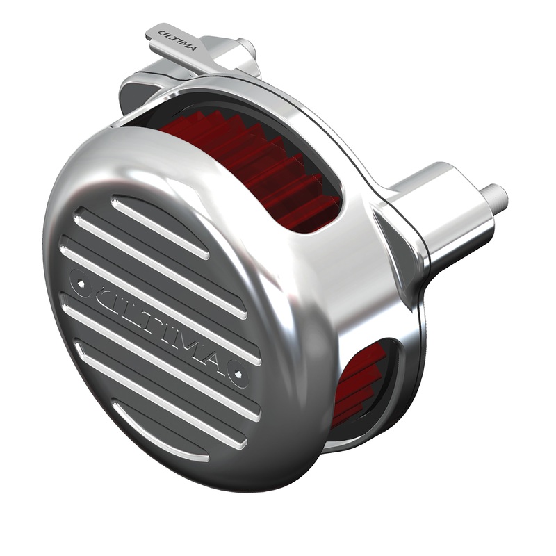 Ultima Free Flow Milled Air Cleaner Kit Chrome For Harley-Davidson