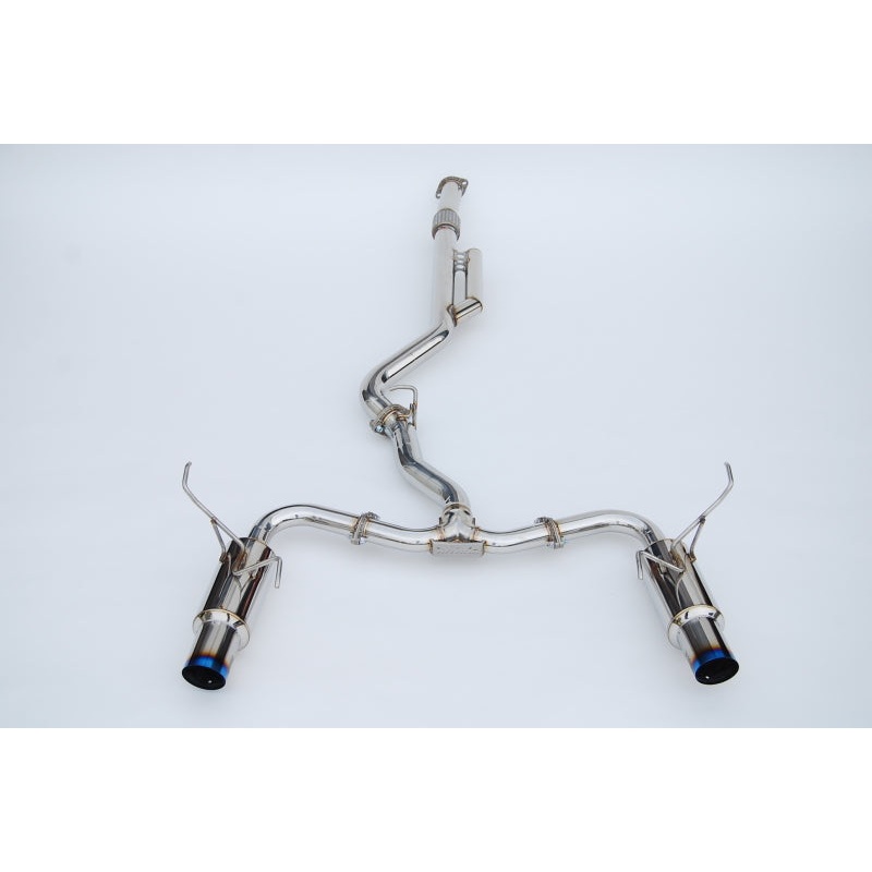 Invidia 2022+ Subaru WRX N1 Twin Outlet Single Layer Tip Cat-Back Exhaust