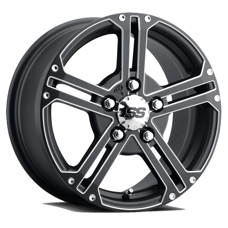 ITP SS112 Wheel – 15×7 – 6+1 Offset – 5/4.5 – Machined/Black 15SS545BX