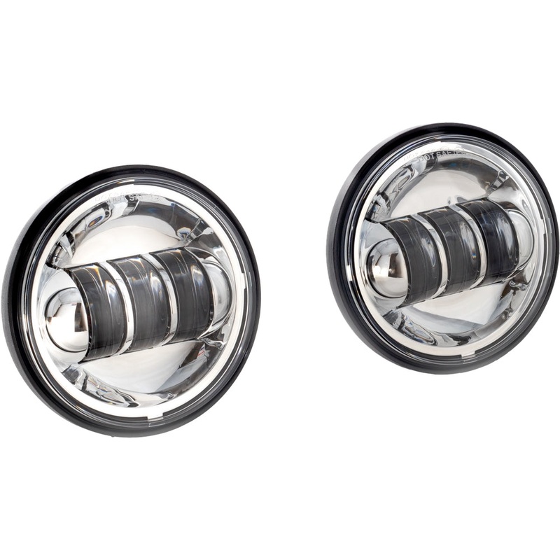Letric Lighting Co. 4.5in. Passing Lamp LED Inserts – Chrome LLC-LPL-C