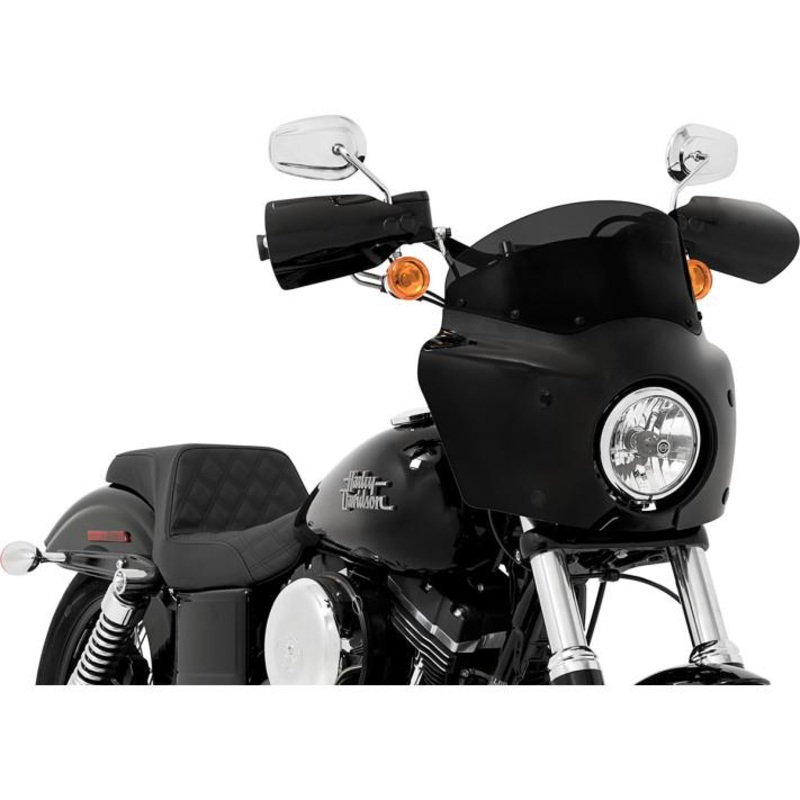 Memphis Shades Windshield for Road Warrior Fairing – 7in. – Dark Black Smoke MEP86510