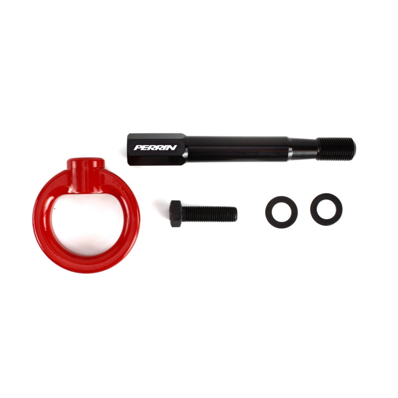 PERRIN 15-21 Subaru WRX/STI Tow Hook Kit (Rear) – Red