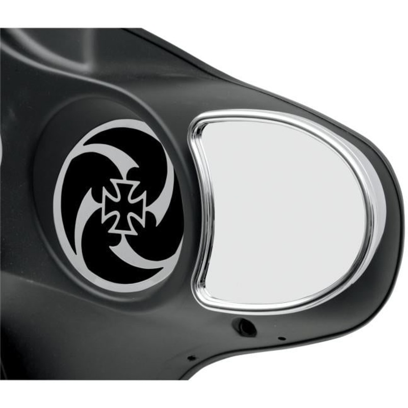 Drag Specialties Fairing Mount Mirrors without Blind Spot Mirror 77302